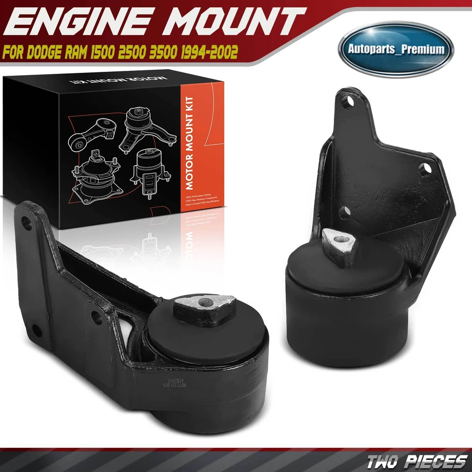2x Montaje motor delantero izquierdo y derecho para Dodge Ram 1500 2500 3500 1994-2002 Foto 1 de 4