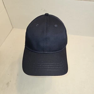 Blank Front Ping Golf Hat Adjustable Strapback Solid Blue Nwot Says Sample Tag - Picture 1 of 6