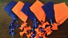Cerfs-volants jeu de flanelle/tableau à bulletin - bleu/orange