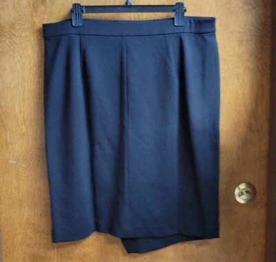 NWT Alfani Mini Pencil Dress Business Skirt Black Size 16 - Image 1 of 4