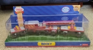 Thomas & Friends- Rocky Railtruck 2013 Train Tank Engine Wooden Railway NEW RARE - Picture 1 of 5