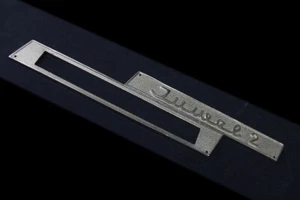 1x Juwel 2 Original Emblem Nameplate Lettering Radio Vintage - Picture 1 of 2