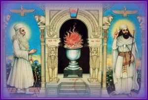 FOTO DE PÓSTER BRILLANTE ZOROASTRO zaratustra yasna gathas irán himnos 3240 - Imagen 1 de 1