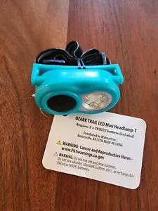 Teal Ozark Trail LED Mini Headlamp 20 Lumens Model 6104 NEW Camping Hiking ๐ - Picture 1 of 2