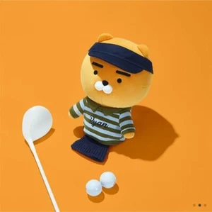 Kakao Friends Ryan Plush Doll Golf Driver Head Cover - Picture 1 of 2