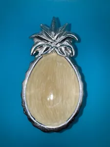 Cynthia Rowley New York Ananas Schmuckschale silberfarben - Bild 1 von 9