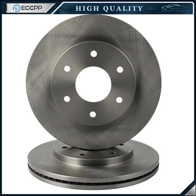 Front Brake Rotors Discs 2PCS For Infiniti QX56 2004-2005 Nissan Armada Titan - Image 1 of 4