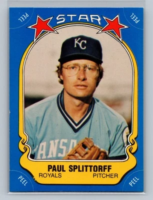 1981 Fleer Star Stickers #95 Paul Splittorff Kansas City Royals - Image 1 of 2