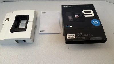 GoPro Bundle: Media Mod 9 (works), HERO10 camera (doesn't work), and Accessories - Image 1 of 4