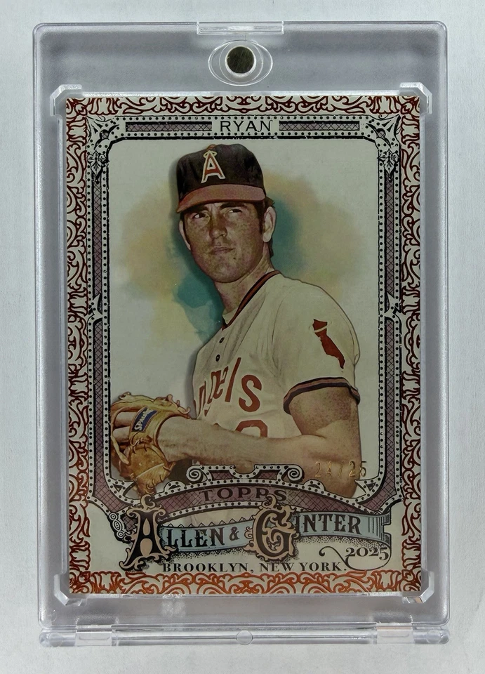 Allen&Ginter Nolan Ryan 2025 lámina naranja 24/25 #63 Foto 1 de 2