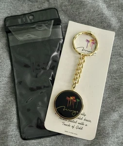 Vintage Keychain Mirage Resort Casino Las Vegas Solid Brass Touch of Gold NEW - Picture 1 of 5