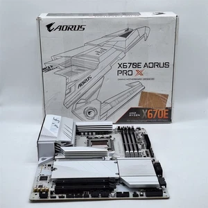GIGABYTE X670E AORUS PRO X (AM5/ LGA 1718/ AMD/ X670E/ EATX/ DDR5) -NOT WORKING- - Zdjęcie 1 z 9