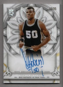 2023-24 Topps Royalty Basketball The Coronation #CORDR David Robinson Auto /25 - Picture 1 of 2