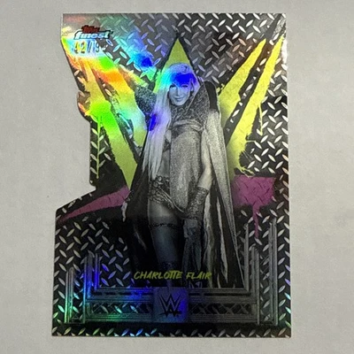 2025 Topps Finest #6 Charlotte Flair Common Die-Cut Refractor /99 - Image 1 of 4