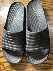 Skechers Slides Black Size 8 Womens Lightweight Foam Slides EUC - Picture 1 of 6