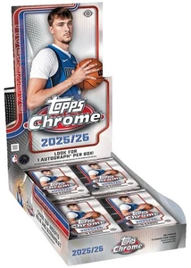 2025-26 Topps Chrome Basketball - Hobby Box sigillato in fabbrica / prevendita spedizione 12/18 - Foto 1 di 13