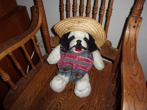 GROSSE HUNDE PLÜSCHTIER "PERRO GRANDE" LIMITED EDITION - VINTAGE STOFFTIER - 16 ZOLL - Bild 1 von 6