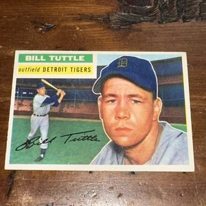 Bill Tuttle 1956 Topps #203 como nuevo - Imagen 1 de 2