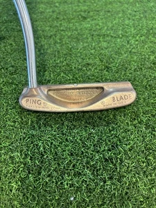"Putter Ping Vntg Blade Bronze-85029-Zip/Banda de eje OG/Nuevo agarre/35,5""" - Imagen 1 de 8