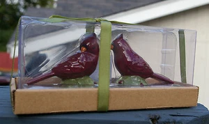 Batidores de sal y pimienta cardinales de acebo ¡nuevos en caja! - Imagen 1 de 12