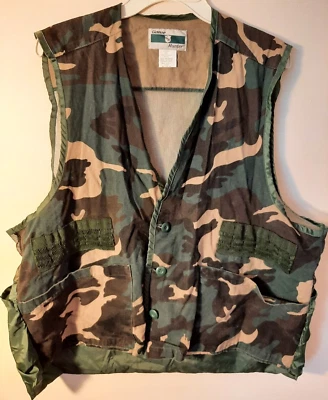 Chaleco de Caza Camuflaje Game Hunter Bolsillos para Juego y Concha Tiro para Hombres Talla 1X/2X--¡EXCELENTE ESTADO! Foto 1 de 3