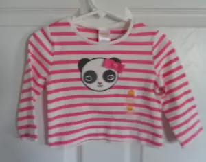 NWT - Infant Girl's - Gymboree - Long Sleeve - Pink Panda Shirt - Size 6-12M - Picture 1 of 1