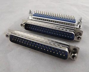 10x D-SUB DB37 37Pin Male DIP PCB Solder Connector Adapter DP37 2 Row Lock Screw - Picture 1 of 11