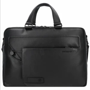 BORSE CARTELLA CARTELLE UOMO PIQUADRO CA5981W119 PELLE NERO ORIGINALE AI 2024 - Picture 1 of 5
