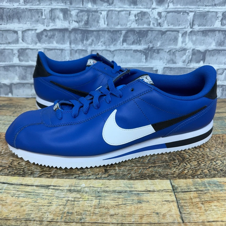 Nike Cortez NBA SE BlueWhite Black Running Shoes CI1047-400 Mens Size 14 Rare - Image 1 of 4