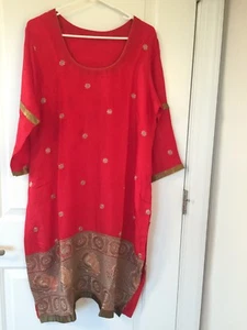 Indian Pakistani Party wear long Kurta Kurti - Picture 1 of 3