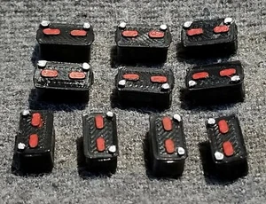 LMH Detail Part BATTERY Car Truck 6V 12V BATTERIES Auto O On3 On30 10 Piece S3 - Picture 1 of 3