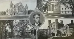 1901 Vintage Magazin Illustration Princeton University Präsident Francis Patton - Bild 1 von 2