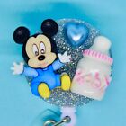 Disney Baby Mickey Mouse Badge Reel ID Holder Pediatrics PICU NICU Heart Bottle