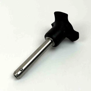 HALDER Kugelsperrbolzen 8x40mm selbstsichernd Kombigriff, Nirosta 1.4305, unused - Bild 1 von 2