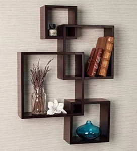 New Wooden Wall Shelf Beautifully Gifts Wood Floating Shelf Wall Shelves Decor - Picture 1 of 7