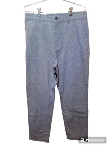 Womens Linen Cotton Tapered Pants Size Large - Picture 1 of 7