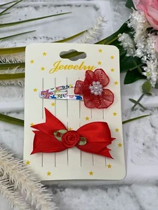 Hair Clips for Girls Satin - Hair Accessories For Kids Toddler Teens - Picture 1 of 3