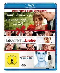 ALLES EINE FRAGE DER ZEIT/TATSÄCHLICH LIEBE/NOTTING HILL 3 BLU-RAY NEW - Picture 1 of 1