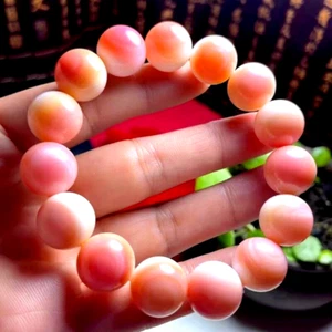 14mm Nature Sea Cochineal Snail Bead Shell Polishing Buddhism Rosary Organic Gem - Picture 1 of 13