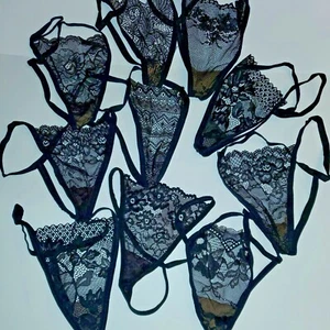 Women G String Floral Lace Bikini Thong Panty Briefs Underwear Sz M (Run small) - Picture 1 of 6