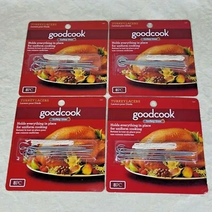 Turkey Poultry Lacer Lacing Twine Cooking Good Cook 4 Pack Turkey Christmas  - Picture 1 of 7