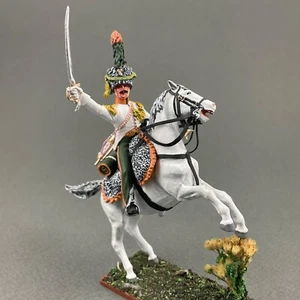 Painted Collectible tin toy soldier 1/30, Polish cavalryman figure VID SOLDIERS - Picture 1 of 11