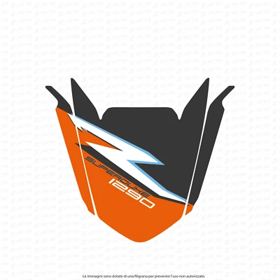 ZETA GRAPHICS Kit adesivi grafica monoposto per KTM Superduke 1290 14-19