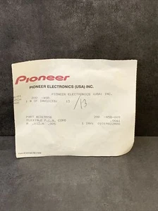 Pioneer Flexible PCB Cord Part # CDR9558 Cable Only New - Picture 1 of 3