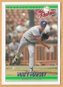 MATT MAYSEY MONTREAL EXPOS #71 - DONRUSS THE ROOKIES NM-MT 1992 - Picture 1 of 2