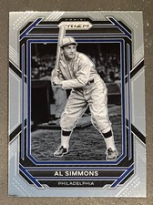 2023 Prizm Baseball Base Al Simmons - Philadelphia Athletics