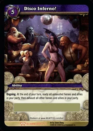 WoW Loot Card - Disko Inferno / Disco - DISKOKUGEL - Toy - Bild 1 von 1