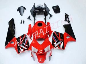 Red Black ABS Injection Mold Bodywork Fairing Kit Panels for CBR600RR 2003 2004 - Picture 1 of 8