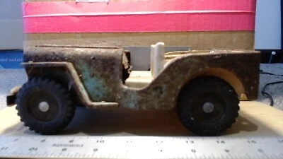Vintage Tonka Toys Pressed Steel Jeep USA 1:16/18 Scale Junkyard Parts Mound MN - Image 1 of 4