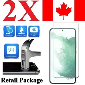 (2 PACK) Tempered Glass Screen Protector for Samsung Galaxy S22 / S22 Plus - Picture 1 of 7